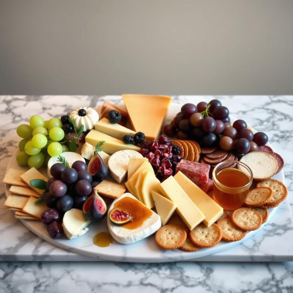 Cheese & charcuterie grazing board