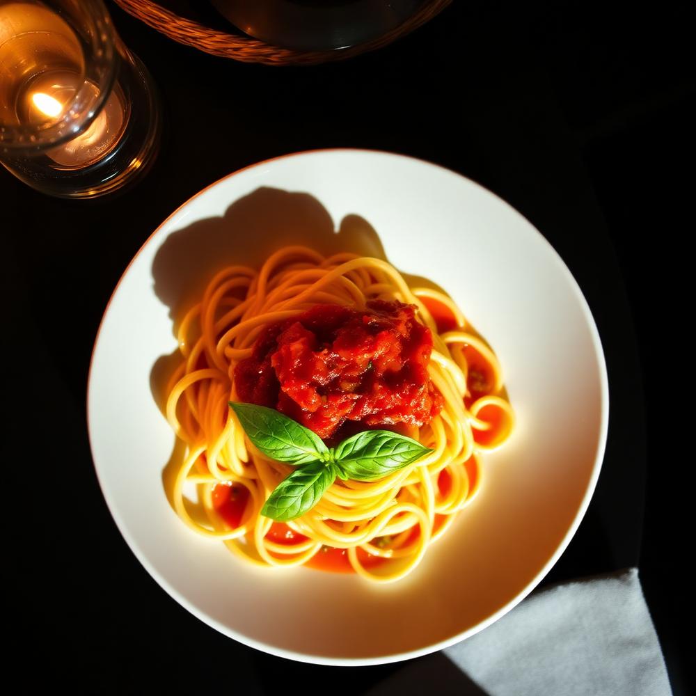 Hand-rolled pasta pomodoro